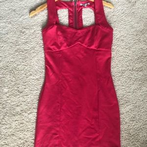 Charlotte Russe Hot Pink Bodycon Dress